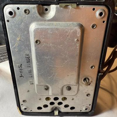 Vintage Black Rotary Style Wall Phone Preowned from an Estate as Pictured.