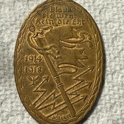 Germany WW1 1914/1918 Retirement Medal (No Ribbon) as Pictured.