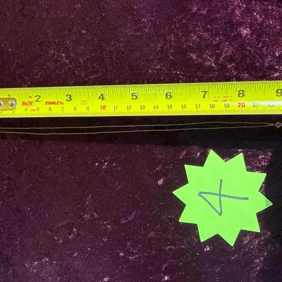 4-10K stamped chain with 10k Pendant