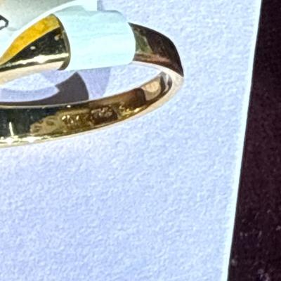 6-10k stamped ring, size 7