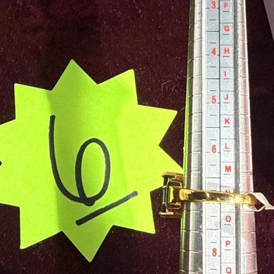 6-10k stamped ring, size 7