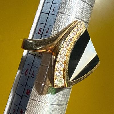 9-14 K stamped ring – size 5.5