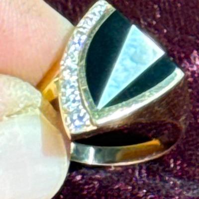 9-14 K stamped ring – size 5.5