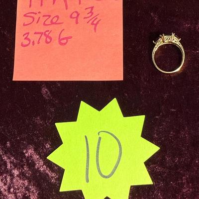 10-14kstamped/size 9.75/3.78g