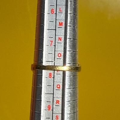 13-10K stamped Ring/size 7.75/2.57 grams