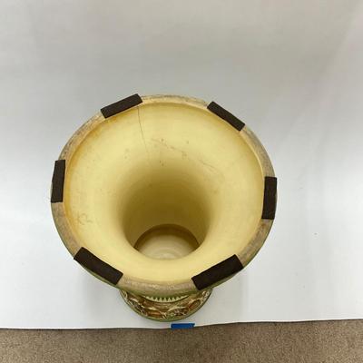 325 Vintage Brush McCoy Art Pottery Jardiniere and Pedestal