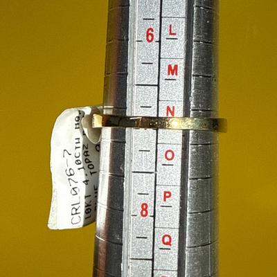 14-10K stamped ring/size7/3.19 g