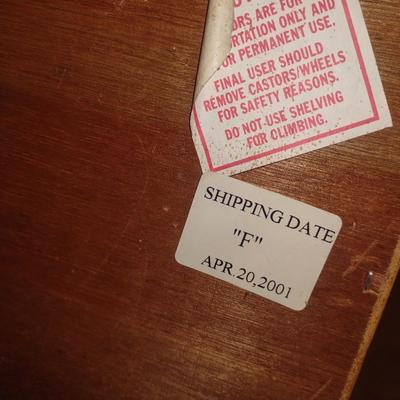 MAGNAVOX PORTABLE STEREO & CASSETTE PLAYER PLUS AN OAK TV STAND