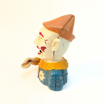 566 Vintage Reproduction Clown Coin Bank