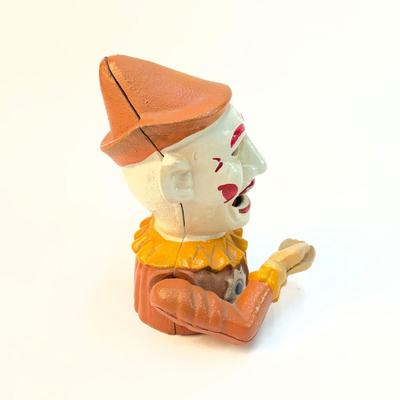 566 Vintage Reproduction Clown Coin Bank