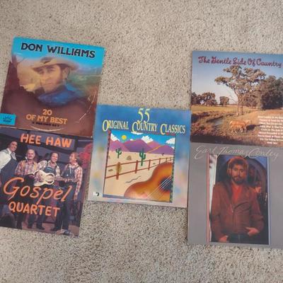 COUNTRY CLASSICS ON VINYL RECORD ALBUMS