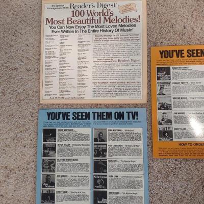 PATSY CLINE, CONWAY TWEEDY, MERLE HAGGARD AND MONTANA SLIM ON VINYL RECORDS