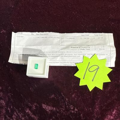 Sale Photo Thumbnail #118: 19-1.5CT MIN MM VARIES EC EMERALD COLUMBIAN

See paperwork