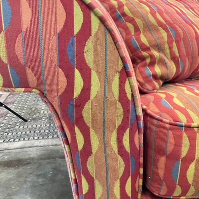 575 Striped Multi Colored ROWE Upholstered Sofa