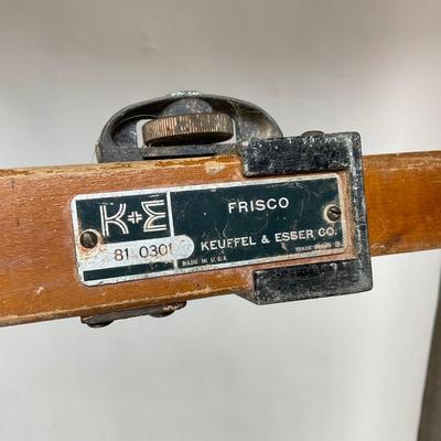 583 Keuffel & Esser, Co. Vintage Surveying Grade Rod