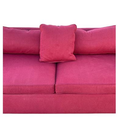 585 Large Red Thomas O'Brian Down Filled Sofa