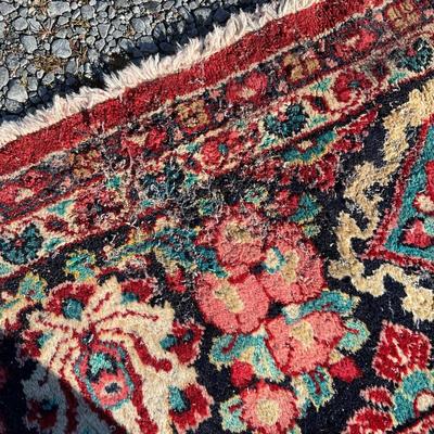 586 Large Oriental 10' 7" x 14' Rug AS-IS PLEASE READ