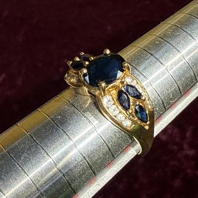 Sale Photo Thumbnail #136: 21-14K Stamped Ring/sz 9/3.5g