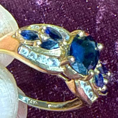 Sale Photo Thumbnail #133: 21-14K Stamped Ring/sz 9/3.5g