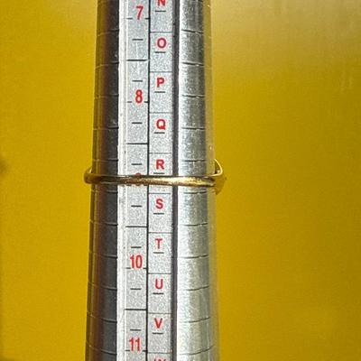 Sale Photo Thumbnail #134: 21-14K Stamped Ring/sz 9/3.5g