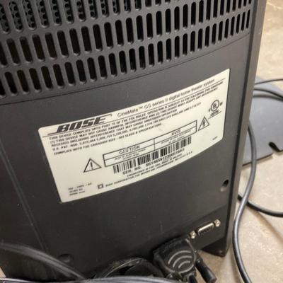 587 Bose Cinamate GS Series II Subwoofer and Stereo Speakers