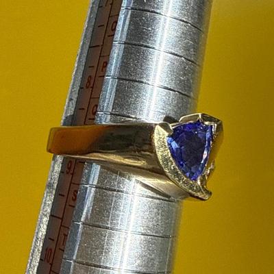 Sale Photo Thumbnail #142: 24-14K stamped Ring/ size8/7.75g