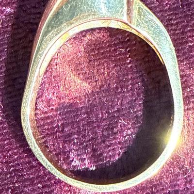 Sale Photo Thumbnail #144: 24-14K stamped Ring/ size8/7.75g