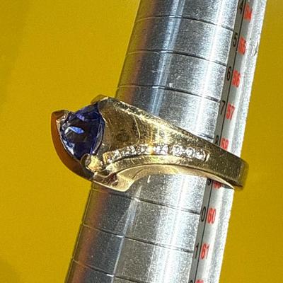 Sale Photo Thumbnail #143: 24-14K stamped Ring/ size8/7.75g