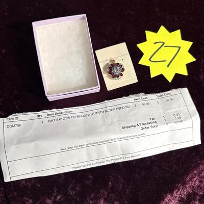 Sale Photo Thumbnail #146: 27-Beautiful 10 K pendant/5.72g