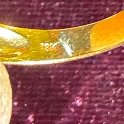Sale Photo Thumbnail #158: 28-18 K tested, stamped ring/Size 7.25/5.58 g