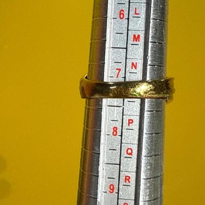 Sale Photo Thumbnail #154: 28-18 K tested, stamped ring/Size 7.25/5.58 g