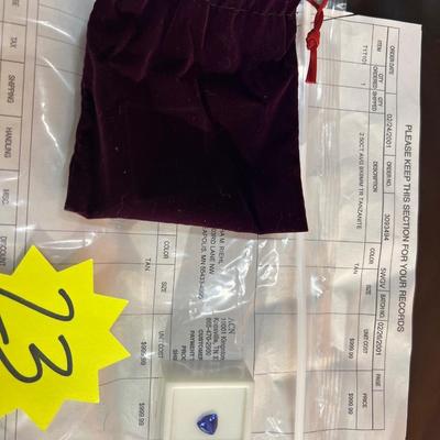 Sale Photo Thumbnail #159: 2.5 CT Tanzanite