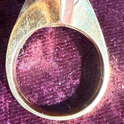 Sale Photo Thumbnail #178: 29-14 K tested soldered ring/10.5 g/Size 6.75