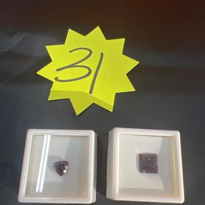 Sale Photo Thumbnail #179: 2 Alexandrite pieces 
2 Ct and 
5.5 CT