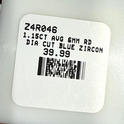 Sale Photo Thumbnail #190: 34-1.15 CT AVG 6MM Rd DIA CUT BLUE ZIRCON

Quantity-5