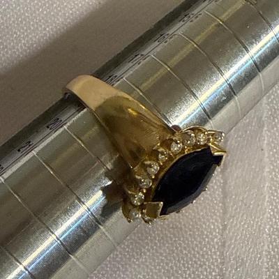 Sale Photo Thumbnail #196: 35-14k stamped ring/3.72 g/Size 8.5