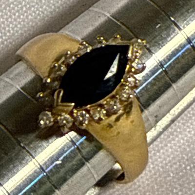 Sale Photo Thumbnail #195: 35-14k stamped ring/3.72 g/Size 8.5