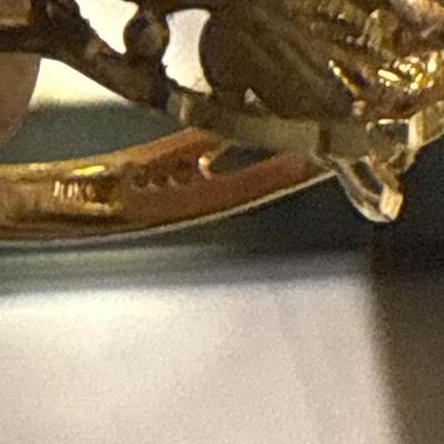 Sale Photo Thumbnail #205: 36-10k Stamped Ring/sz7/4.31g