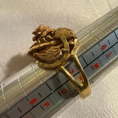 Sale Photo Thumbnail #203: 36-10k Stamped Ring/sz7/4.31g