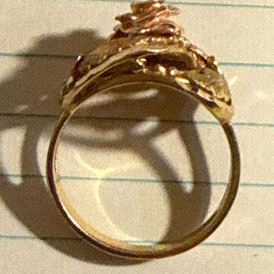 Sale Photo Thumbnail #199: 36-10k Stamped Ring/sz7/4.31g