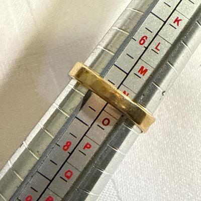 Sale Photo Thumbnail #200: 36-10k Stamped Ring/sz7/4.31g