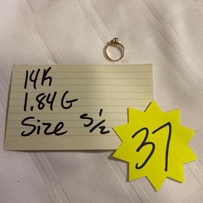 Sale Photo Thumbnail #206: 37-14K stamped/1.84g/5.75***

Informational card reads 5.5, but I measure closer to 5.75