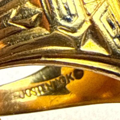 Sale Photo Thumbnail #235: 40-10K Ring/7.29g/size6