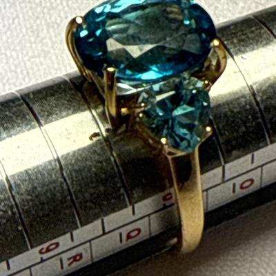 Sale Photo Thumbnail #240: 41-14K stamped Ring/4.7 g/Size 8