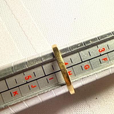 Sale Photo Thumbnail #247: 42-12K stamped ring/Size 4/2.72 g