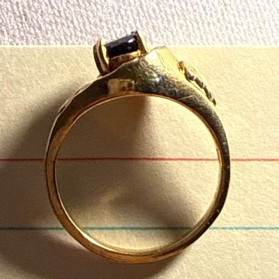Sale Photo Thumbnail #245: 42-12K stamped ring/Size 4/2.72 g