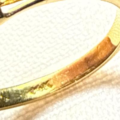 Sale Photo Thumbnail #259: 43-14k stamped ring/3.1 g/size 8