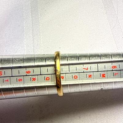 Sale Photo Thumbnail #254: 43-14k stamped ring/3.1 g/size 8