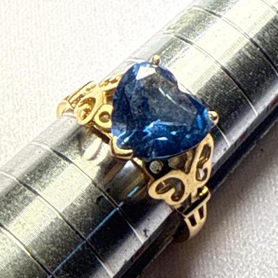 Sale Photo Thumbnail #255: 43-14k stamped ring/3.1 g/size 8