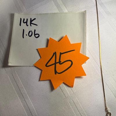 Sale Photo Thumbnail #269: 45-14Kstamped bracelet